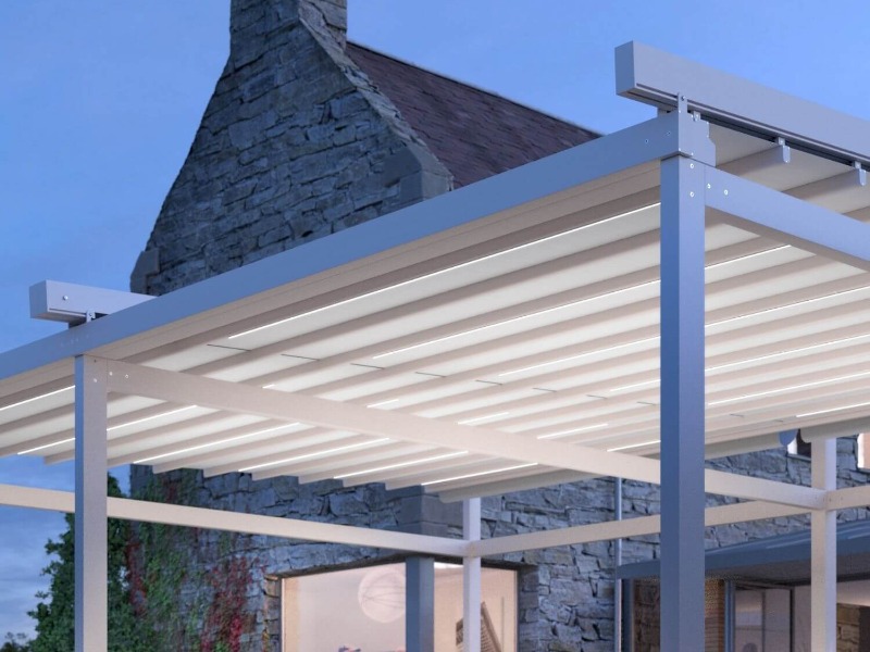 PVC pergola