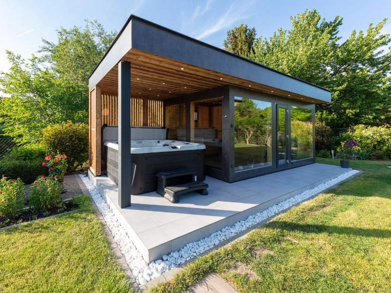 Wellness és spa pergola